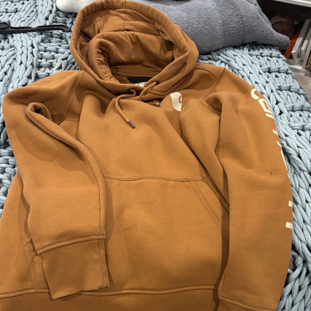 Carhartt women’s Tan Hoodie Sweater